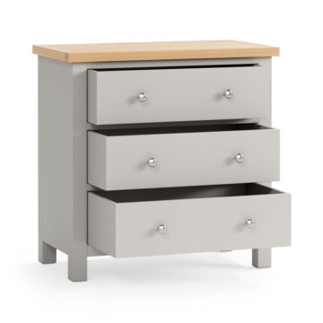 Hartside Grey Chest of 3 Drawers | Assembled | Clearance