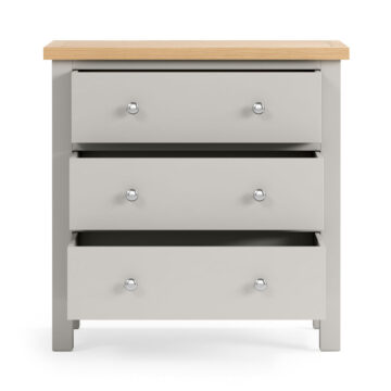 Hartside Grey Chest of 3 Drawers | Assembled | Clearance