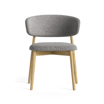 Ryder Accent Chair Grey Boucle | Assembled
