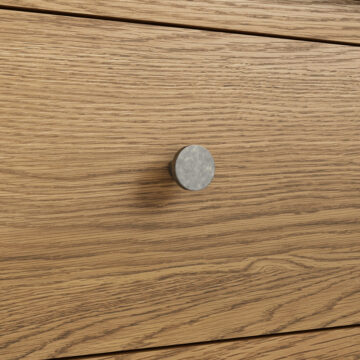 Folkestone 2 Drawer Bedside Cabinet | Oak Finish | Assembled