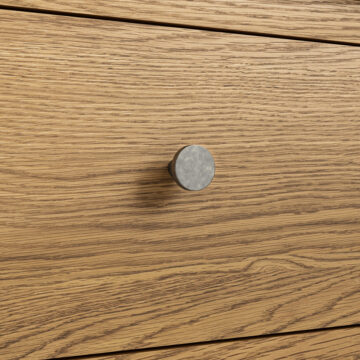 Folkestone Oak 5 Drawer Tallboy | Assembled