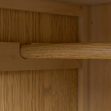 Folkestone Oak Full Hanging Wardrobe