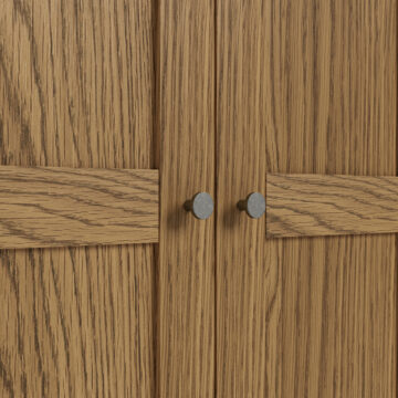 Folkestone Oak Full Hanging Wardrobe