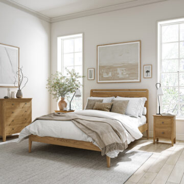 Folkestone Oak 4'6 Bed