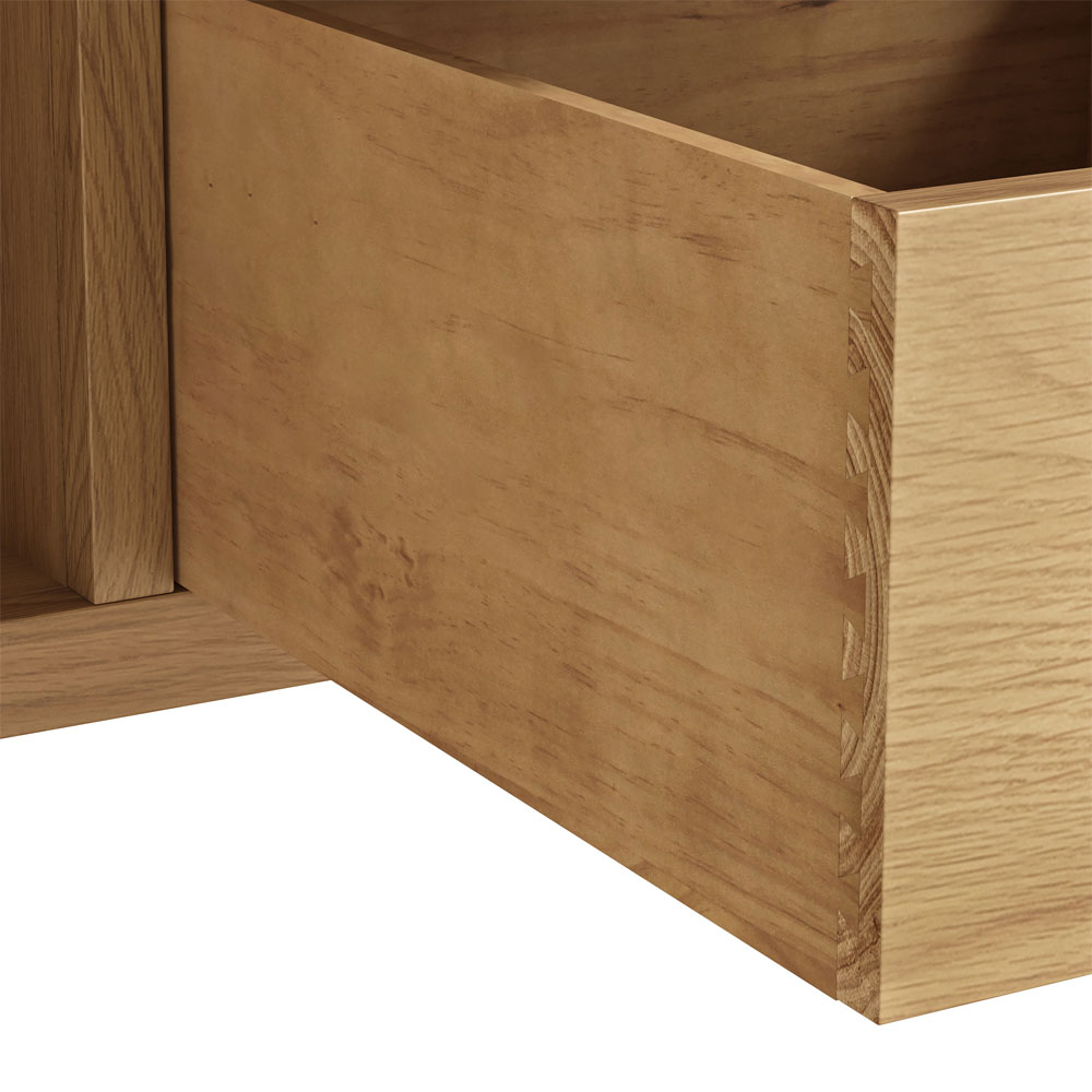 Folkestone Light Oak Combi Wardrobe | Assembled
