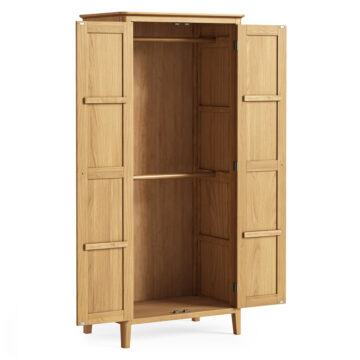 Folkestone Light Oak Full Hanging Wardrobe