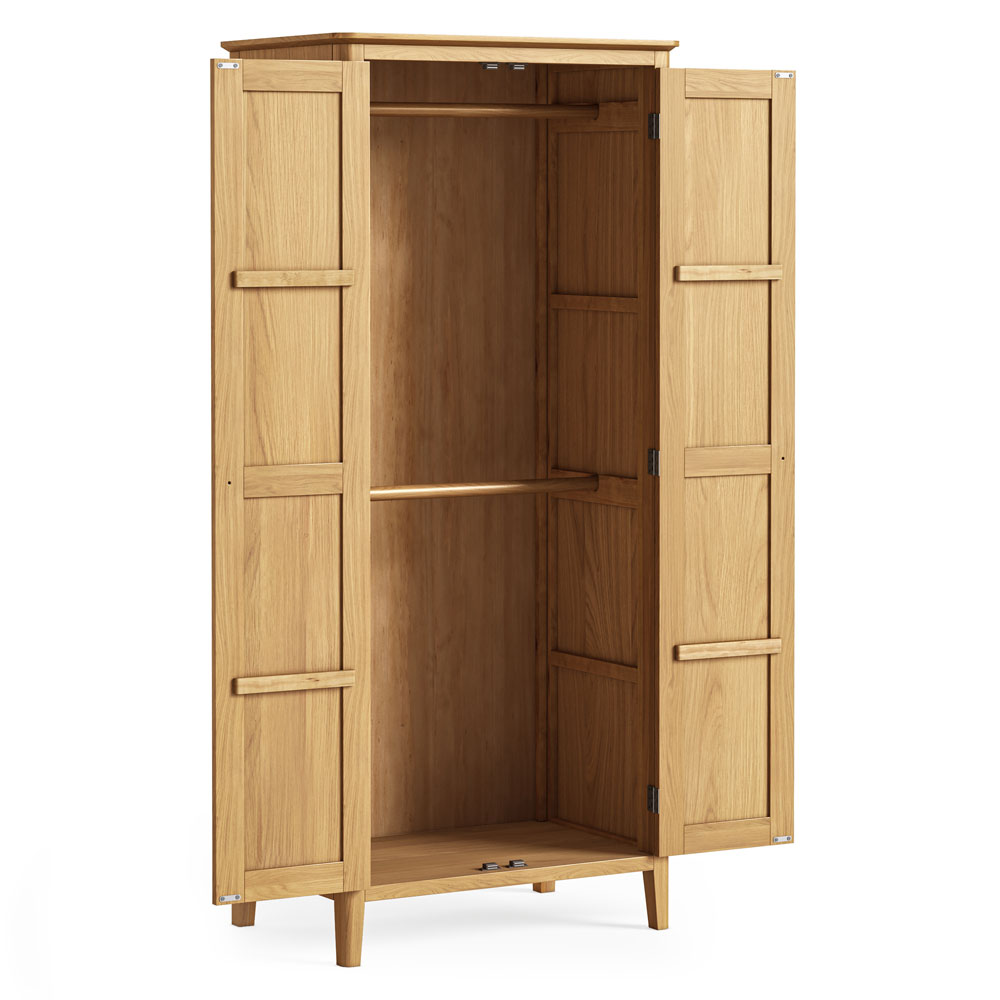 Folkestone Light Oak Full Hanging Wardrobe