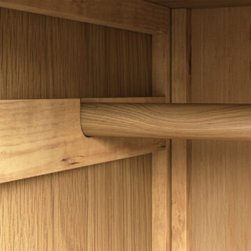 Folkestone Light Oak Full Hanging Wardrobe