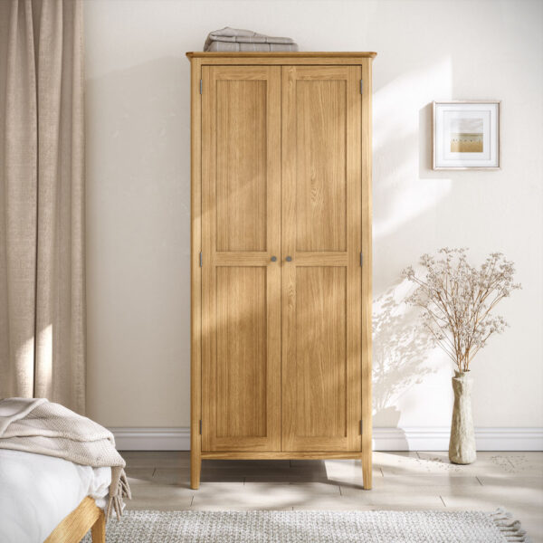 Folkestone Light Oak Full Hanging Wardrobe