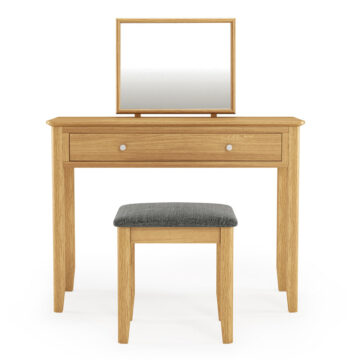 Folkestone Light Oak Dressing Table Set