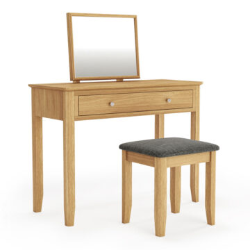 Folkestone Light Oak Dressing Table Set