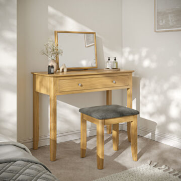 Folkestone Light Oak Dressing Table Set