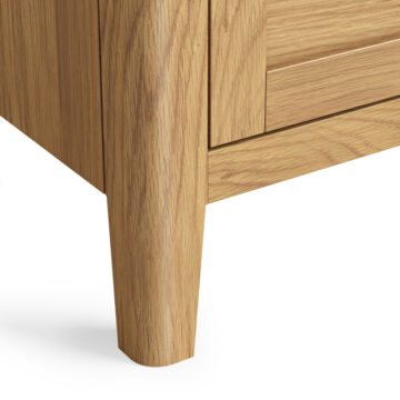 Folkestone Light Oak Storage Bench | Assembled