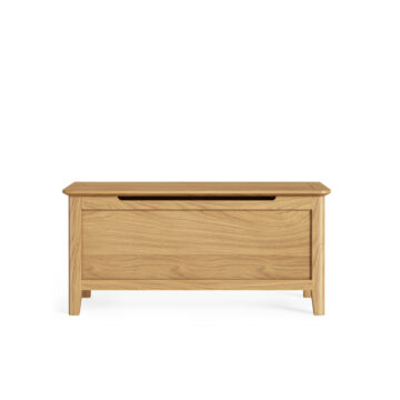 Folkestone Light Oak Blanket Box | Assembled