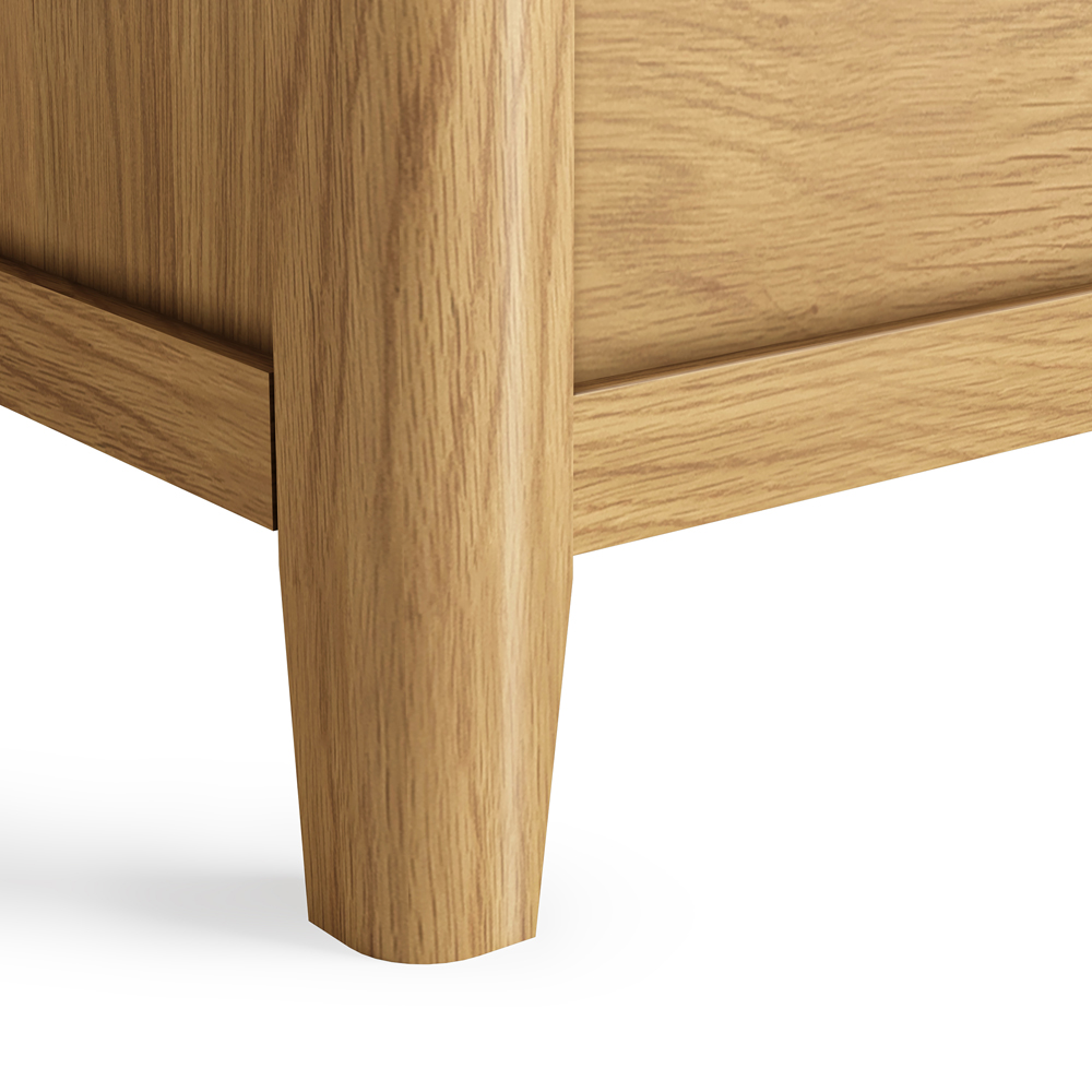 Folkestone Light Oak Blanket Box | Assembled