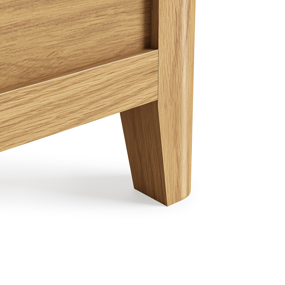 Folkestone Light Oak Blanket Box | Assembled
