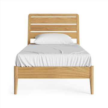 Folkestone Light Oak 3′ Single Bed