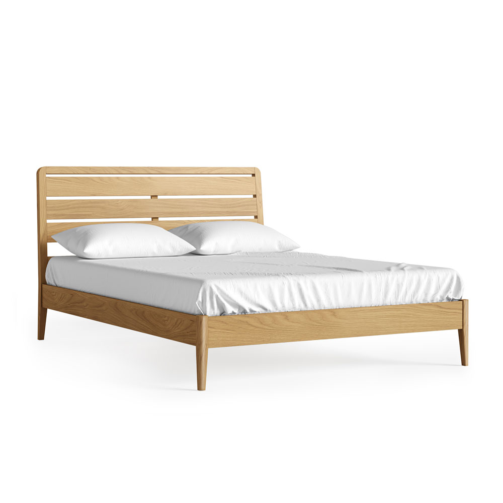 Folkestone Light Oak 4'6 Bed