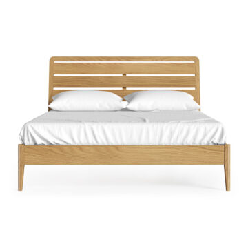 Folkestone Light Oak 5′ King Size Bed