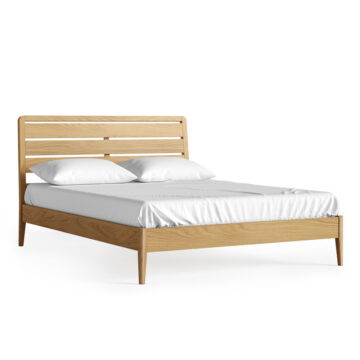 Folkestone Light Oak 5′ King Size Bed