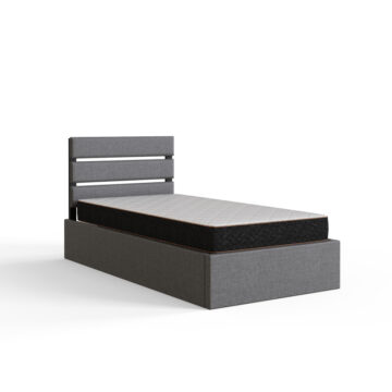 Harlon Grey 3′ End Lift Ottoman Single Bed