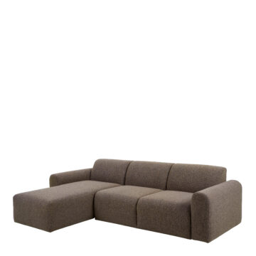 Lavenham 2-Seater Chaiselongue Sofa LHF (Reversible Module) in Cona Boucle Taupe 2 Fabric