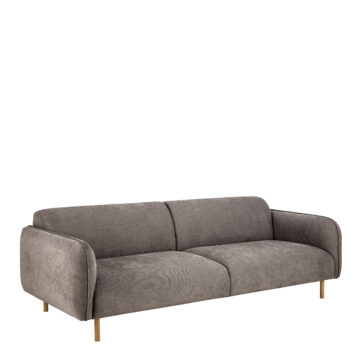 Marlowe 3-Seater Sofa in Fay Fabric Dusty Brown 21 Fabric