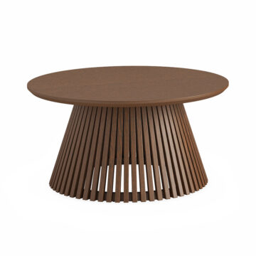 Serenity Brown Oak Round Coffee Table | Clearance
