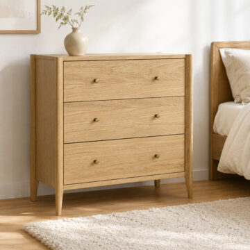 Salem Oak 3 Drawer Chest