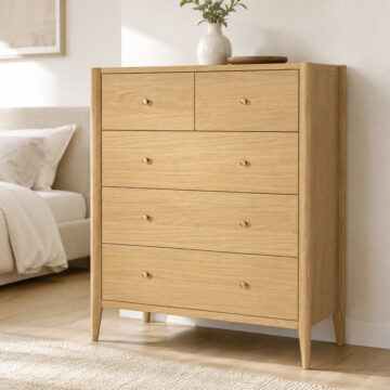 Salem Oak 2 Over 3 Drawer Chest