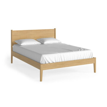 Salem Oak 5′ King Size Bed Panelled