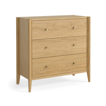 Salem Oak 3 Drawer Chest