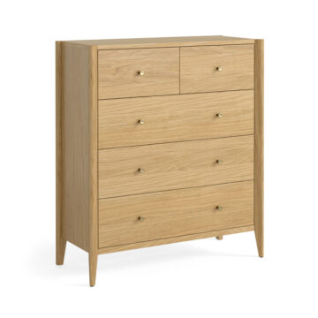 Salem Oak 2 Over 3 Drawer Chest
