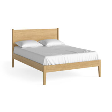 Salem Oak 4'6" Bed Panelled
