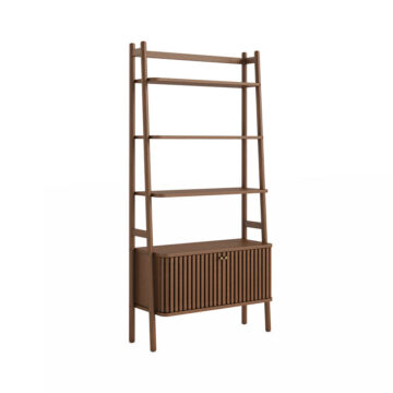 Serenity Brown Oak Bookcase