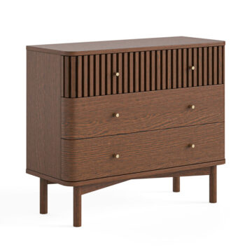 Serenity Brown Oak 3 Drawer Chest