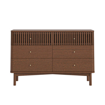 Serenity Brown Oak 6 Drawer Chest