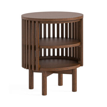 Serenity Brown Oak Open Side Table