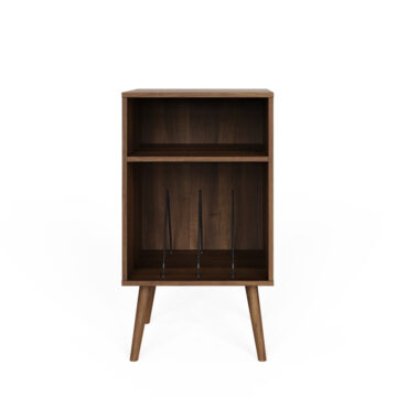 Studio Compact Vinyl Turntable Stand | Walnut Finish