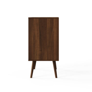 Studio Compact Vinyl Turntable Stand | Walnut Finish