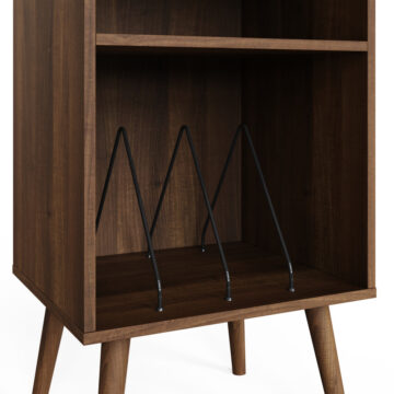 Studio Compact Vinyl Turntable Stand | Walnut Finish