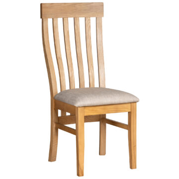 Shire Oak Dining Chair | Toulouse | Fabric Seat Pad