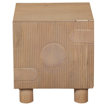 Aterra Solid Wood Bedside Table