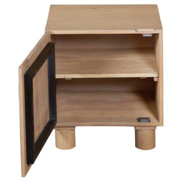Aterra Mango 1 Door Bedside Table