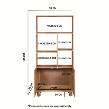 Aterra Mango Bookcase