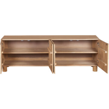 Aterra Mango Wood 4 Door TV Cabinet 170cm