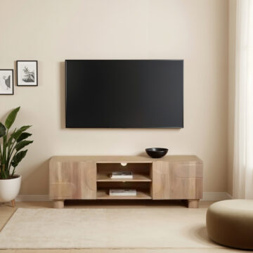 Aterra Solid Wood Tv Cabinet