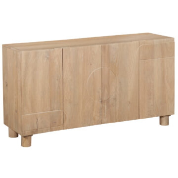Aterra Solid Wooden 4 Door Extra Large Sideboard