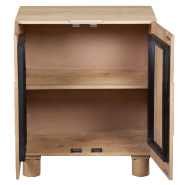 Aterra Solid Wooden 2 Door Small Sideboard