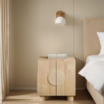 Aterra Solid Wooden Small Sideboard